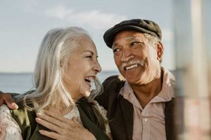 senior smart about happy elder couple
